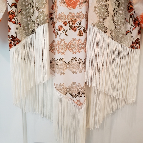 Coco and Jameson Boho Fringe Cardigan- Size M - Picture 3 of 5